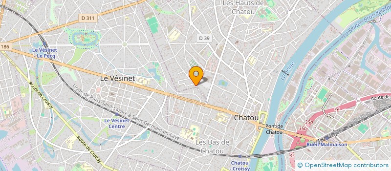 localisation de l'entreprise LA FAMILLE  CHATOU