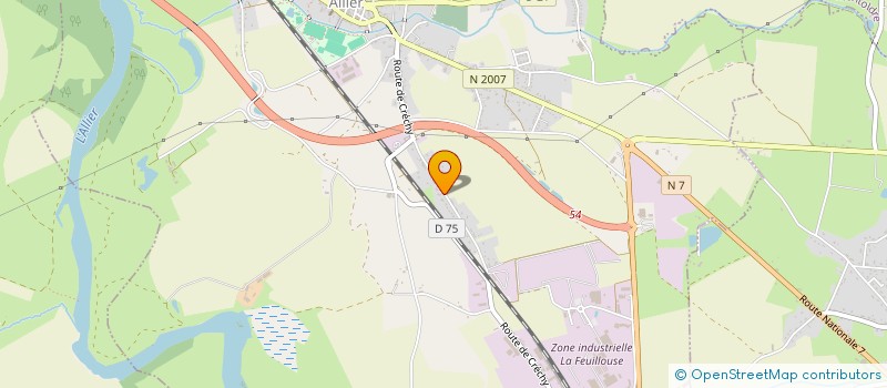 localisation de l'entreprise LA FAMILLE  VARENNES-SUR-ALLIER