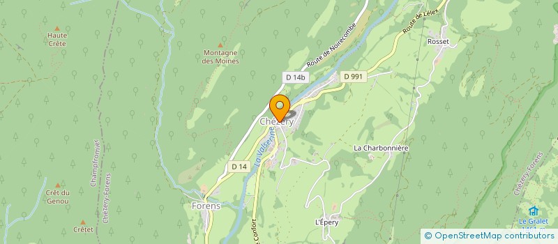 localisation de l'entreprise LA FAMILLE à CHEZERY-FORENS