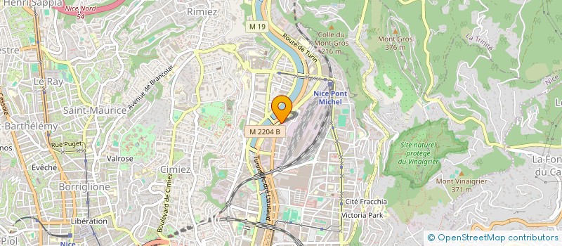 localisation de l'entreprise LA FAMILLE à NICE