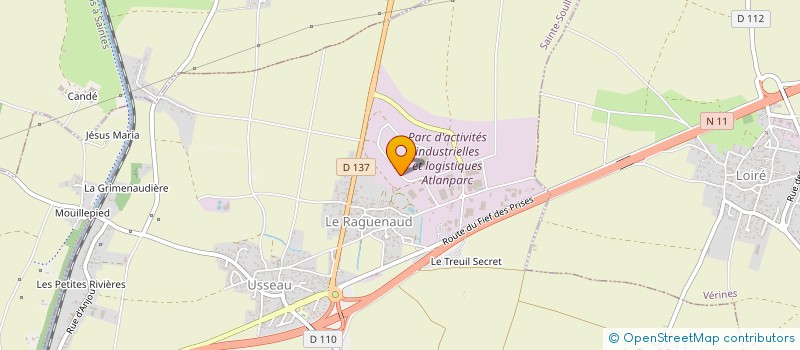 localisation de l'entreprise LA FAMILLE  SAINTE-SOULLE