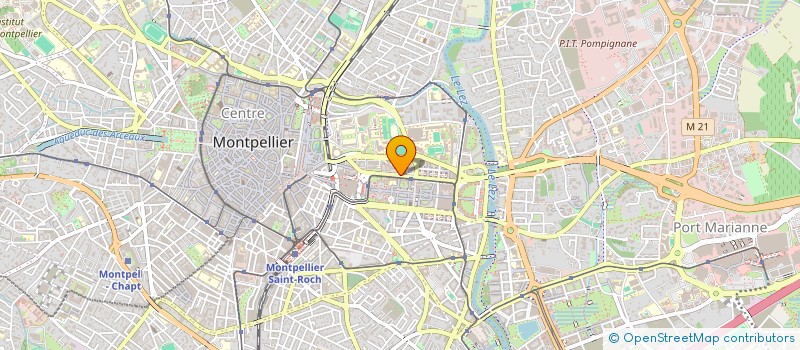 localisation de l'entreprise LA FAMILLE à MONTPELLIER