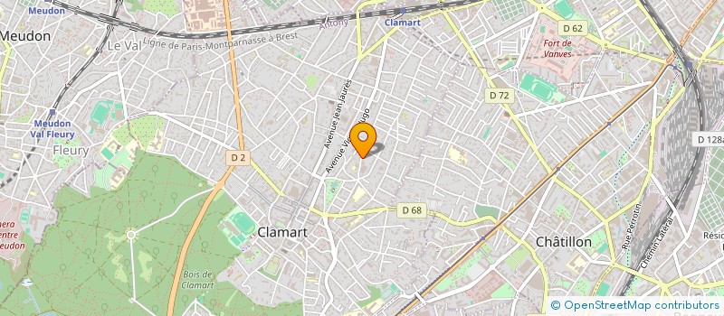 localisation de l'entreprise LA FAMILLE  CLAMART