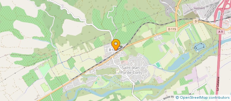 localisation de l'entreprise LA FAMILLE  SAINT-JEAN-PLA-DE-CORTS