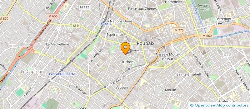 localisation de l'entreprise LA FAMILLE ABDUL  ROUBAIX