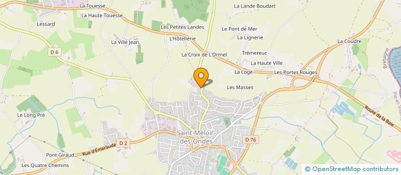 localisation de l'entreprise LA FAMILLE BOUTRAIS à SAINT-COULOMB