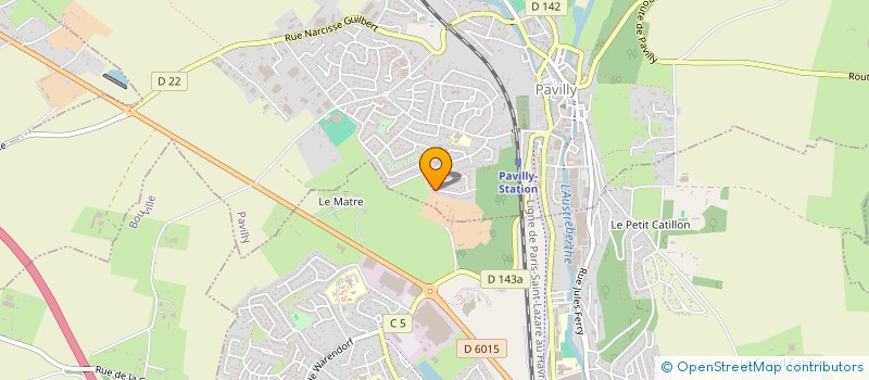 localisation de l'entreprise LA FAMILLE D'IMRAN - EDITIONS  PAVILLY