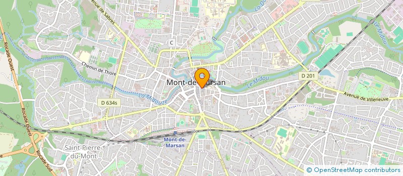 localisation de l'entreprise LA FAMILLE D6  MONT-DE-MARSAN