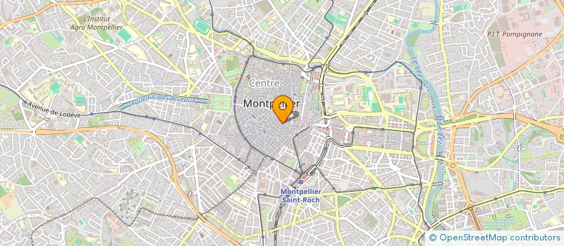 localisation de l'entreprise LA FAMILLE DRAGON à MONTPELLIER