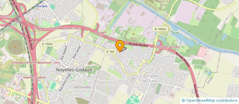 localisation de l'entreprise LA FAMILLE DRICI  COURCELLES-LES-LENS