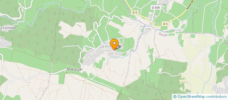 localisation de l'entreprise LA FAMILLE PALISSE PATRICK ET LYSIANE  LE PIN