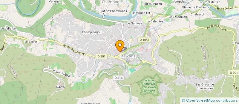 localisation de l'entreprise LA FAMILLE SOCIAL CLUB  MONTAREN-ET-SAINT-MEDIERS