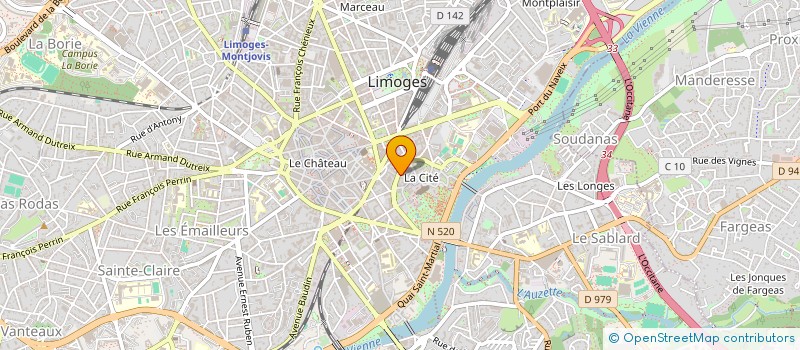 localisation de l'entreprise LA FAMILLE SOCIALISTE DE LA HAUTE VIENNE à LIMOGES