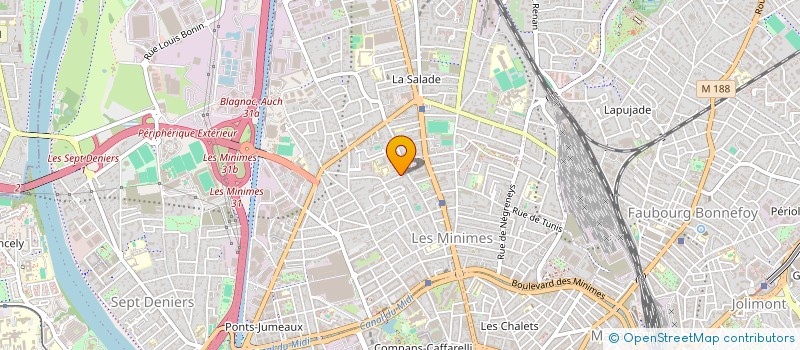 localisation de l'entreprise LA FAMILLE TAGIJAKAK  TOULOUSE