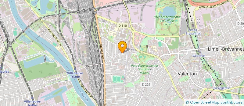 localisation de l'entreprise LA FAMILLE TERANGA  VILLENEUVE-SAINT-GEORGES