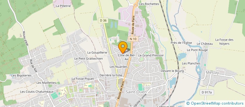 localisation de l'entreprise LA FAMILLE UNIVERSELLE DU TSUNAMI à SAINT-OUEN