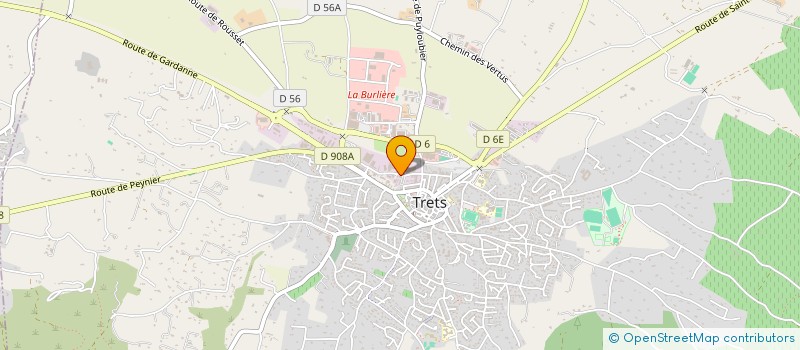 localisation de l'entreprise LA FAMILLE ZAZOU à TRETS