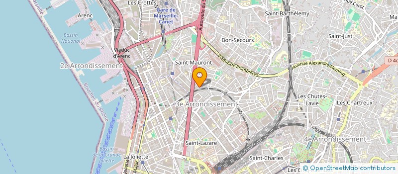 localisation de l'entreprise LA FAMILLIA à MARSEILLE
