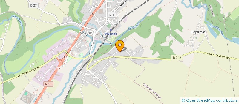 localisation de l'entreprise LA FAMILY  CHATEAU-LARCHER