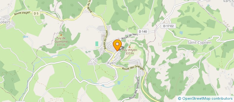 localisation de l'entreprise LA FAMILY'CHON  AYEN