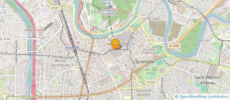 localisation de l'entreprise LA FAMYLLE  GRENOBLE