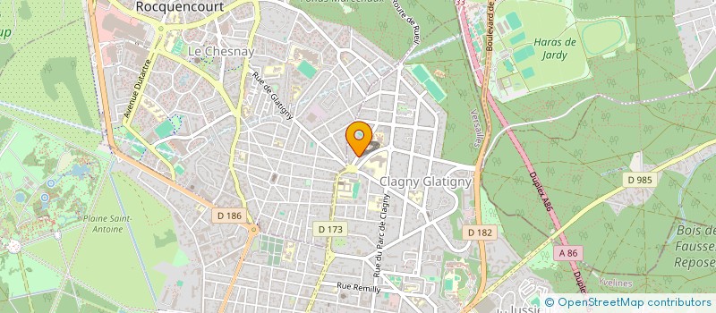 localisation de l'entreprise LA FANCHONNETTE à VERSAILLES