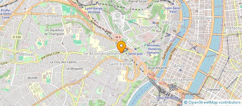 localisation de l'entreprise LA FANFARANDOLE POETIQUE à LYON