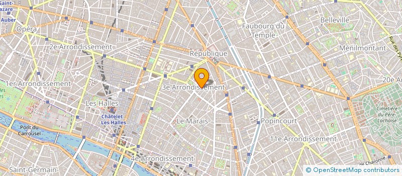 localisation de l'entreprise LA FANFARE DU CARREAU  PARIS