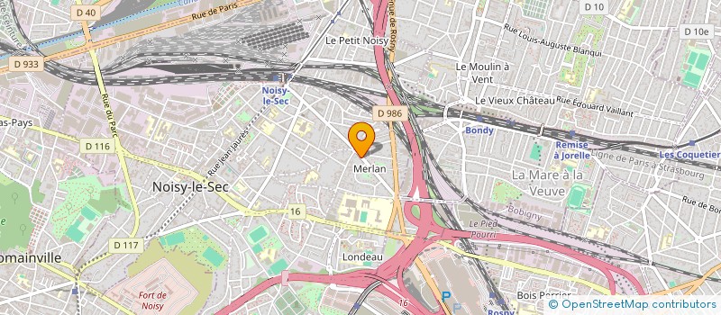 localisation de l'entreprise LA FANFARE DU ZEPHYR à NOISY-LE-SEC