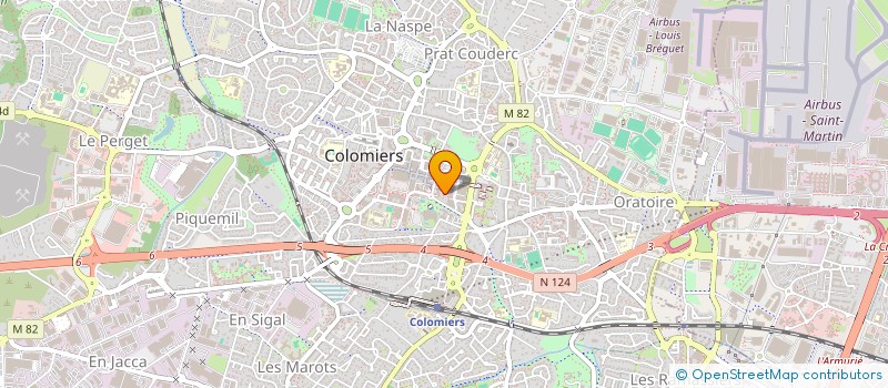 localisation de l'entreprise LA FANFARE MUNICIPALE DE COLOMIERS à COLOMIERS