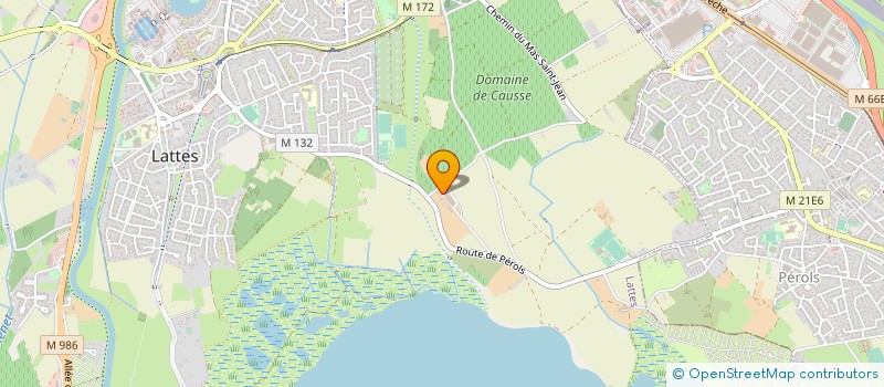 localisation de l'entreprise LA FANGOUSETTE à LATTES