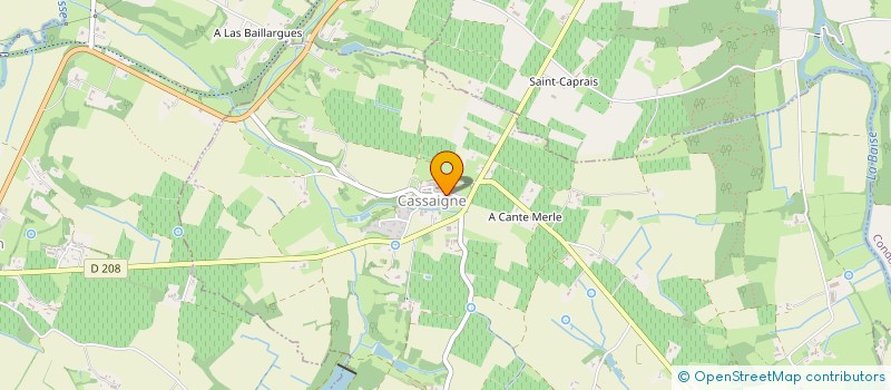 localisation de l'entreprise LA FANNY CASSAIGNAISE  CASSAIGNE