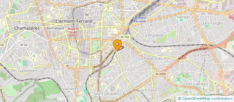 localisation de l'entreprise LA FANNY DE CLERMONT  CLERMONT-FERRAND