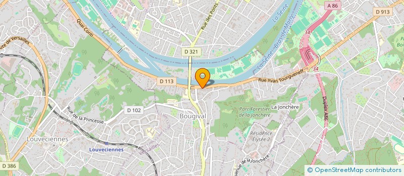 localisation de l'entreprise LA FANTAISIE  BOUGIVAL