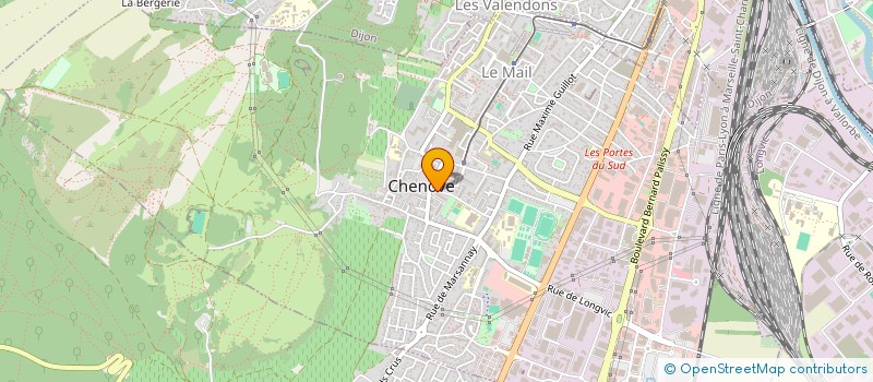 localisation de l'entreprise LA FARANDOLE à CHENOVE