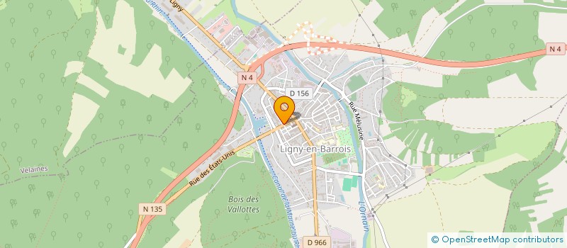 localisation de l'entreprise LA FARANDOLE à LIGNY-EN-BARROIS