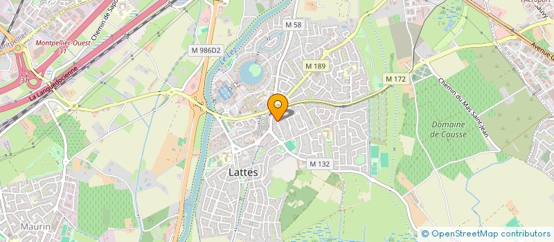 localisation de l'entreprise LA FARANDOLE à LATTES