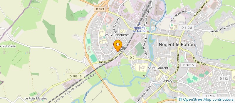 localisation de l'entreprise LA FARANDOLE à NOGENT-LE-ROTROU