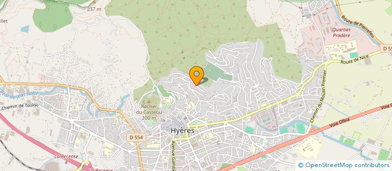 localisation de l'entreprise LA FARANDOLE à HYERES