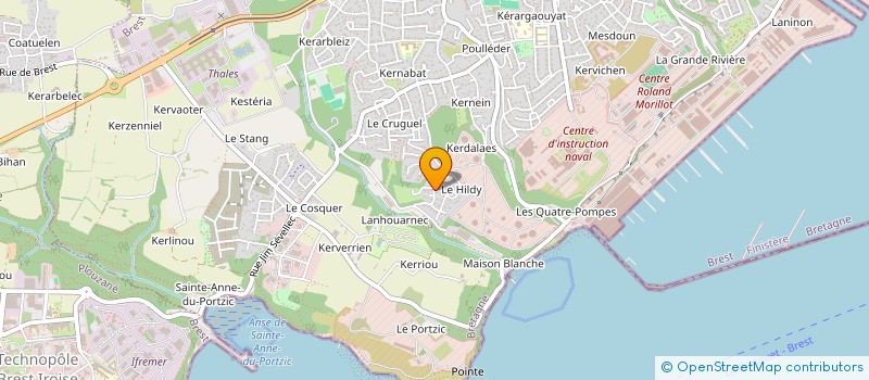 localisation de l'entreprise LA FARANDOLE à BREST
