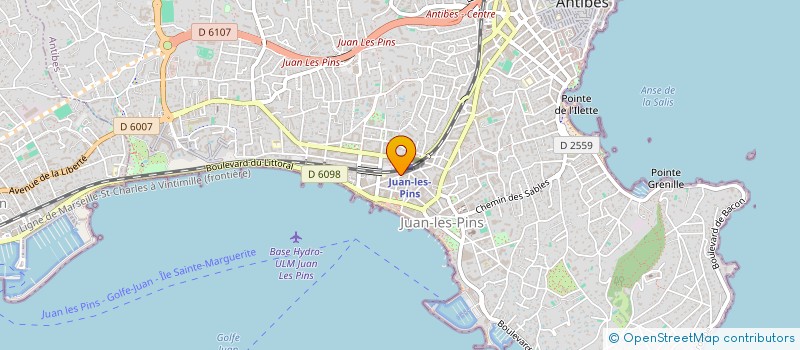 localisation de l'entreprise LA FARANDOLE à ANTIBES