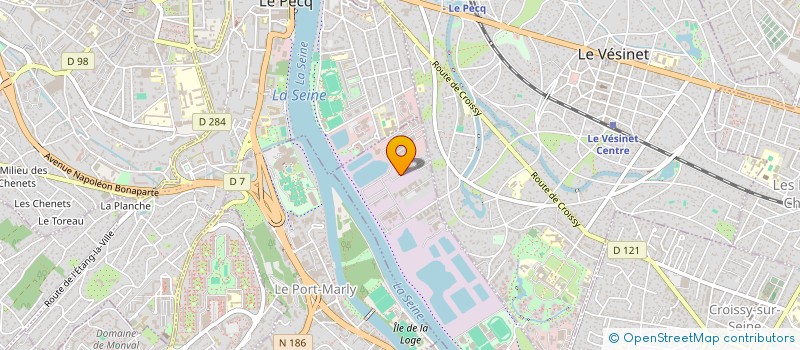 localisation de l'entreprise LA FARANDOLE  CROISSY-SUR-SEINE