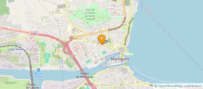 localisation de l'entreprise LA FARANDOLE AIXOISE à MARTIGUES