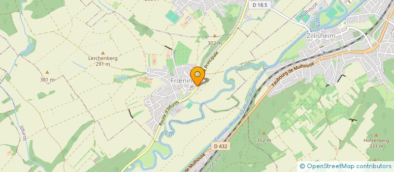 localisation de l'entreprise LA FARANDOLE DES ASSISTANTE MATERNELLES  EGLINGEN