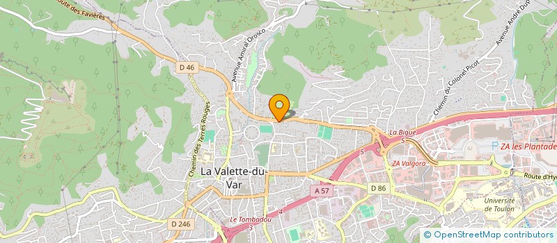 localisation de l'entreprise LA FARANDOLE DES DOUDOUS à LA VALETTE-DU-VAR