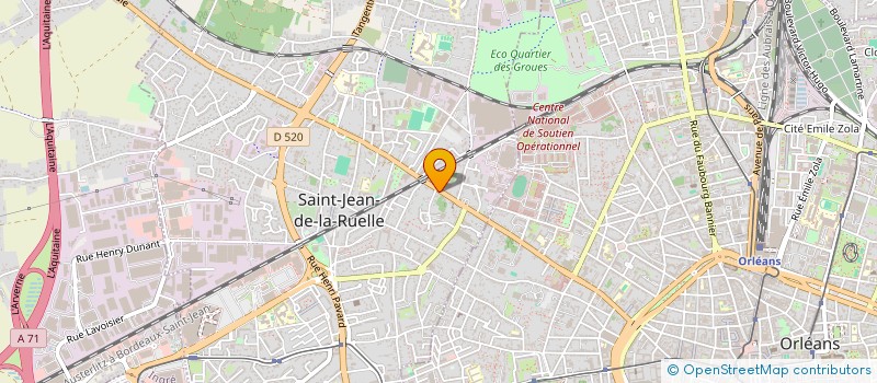 localisation de l'entreprise LA FARANDOLE DES PAINS à SAINT-JEAN-DE-LA-RUELLE