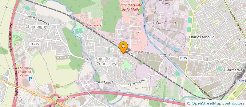 localisation de l'entreprise LA FARANDOLE DES PETITS  SAINT-BRICE-COURCELLES