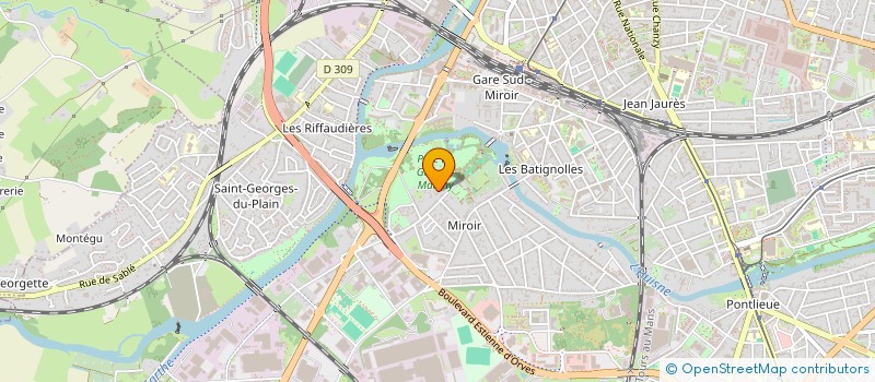 localisation de l'entreprise LA FARANDOLE DES PETITS LUTINS à LE MANS