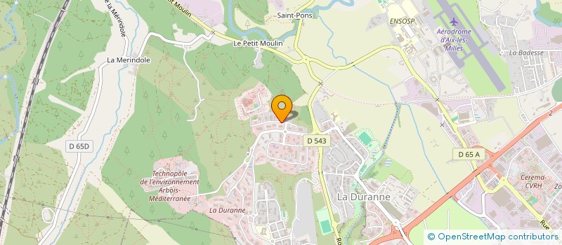 localisation de l'entreprise LA FARE - LES GRAINS DE SABLE à AIX-EN-PROVENCE