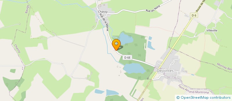 localisation de l'entreprise LA FARGE  CHASSY